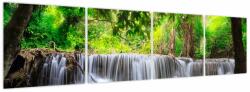 Mivali Tablou - cascada din Kanchanaburi, Thailanda, din patru bucăți 160x40 cm (V023684V16040)