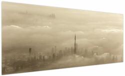 Mivali Tablou - Oraș în nori, dintr-o bucată 250x125 cm (V022338V250125)