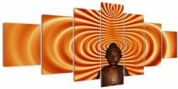 Mivali Tablou cu statuie mică, din șapte bucăți 210x100 cm (V020440V210100)