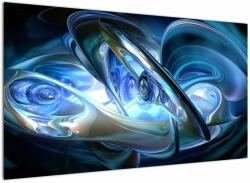 Mivali Tabloul fractalilor în albastru, dintr-o bucată 120x70 cm (V020068V12070)