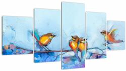 Mivali Tablou - Trezirea nturii, din cinci bucăți 150x80 cm (V022951V150805PCS)