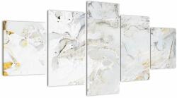 Mivali Tablou - Hârtie de ulei cu design de marmură, din cinci bucăți 150x80 cm (V023023V150805PCS)