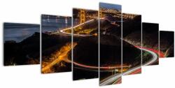 Mivali Tablou - Golden Gate Bridge, din șapte bucăți 210x100 cm (V021510V210100)