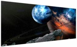 Mivali Tablou planetei în cosmos, dintr-o bucată 250x125 cm (V021362V250125)