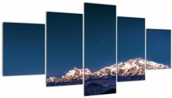 Mivali Tablou cu munți și cerul nocturn, din cinci bucăți 150x80 cm (V020499V150805PCS)