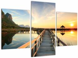Mivali Tablou cu pod, din trei bucăți 90x60 cm (V021013V90603PCS)