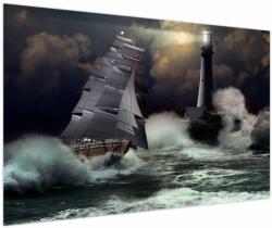 Mivali Tablou - Vapor în furtună, dintr-o bucată 120x80 cm (V023583V12080)