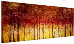 Mivali Tablou - Pictura pădurii cu frunziș, dintr-o bucată 145x58 cm (V021984V14558)