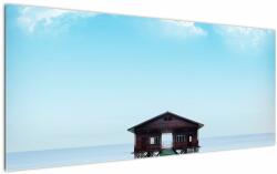 Mivali Tablou cu casă pe mare, dintr-o bucată 120x50 cm (V021155V12050)