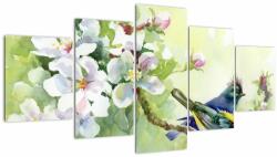 Mivali Tablou - Primăvară, din cinci bucăți 150x80 cm (V023448V150805PCS)