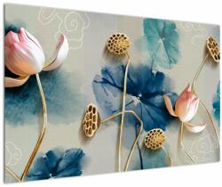 Mivali Tablou cu flori, dintr-o bucată 120x80 cm (V022307V12080)