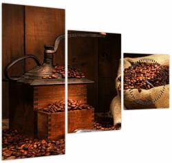 Mivali Tablou cu cafea (cu ceas), din trei bucăți 90x70 cm cu ceas (V020930V9070C)