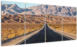 Mivali Tablou - Death Valley, Kalifornie, USA, din patru bucăți 160x80 cm (V023090V16080)