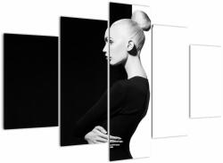 Mivali Tablou - O femeie à la yin și yang, din cinci bucăți 150x105 cm (V023480V150105)
