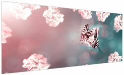 Mivali Tablou - Fluture între flori, dintr-o bucată 250x125 cm (V023048V250125)