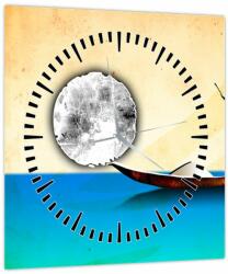 Mivali Tablou - Pictură străveche (cu ceas), dintr-o bucată 30x30 cm cu ceas (V021938V3030C)
