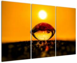 Mivali Tablou - Picături din sticlă, din trei bucăți 120x80 cm (V022631V120803PCS)