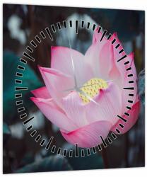 Mivali Tablou cu floare roz (cu ceas), dintr-o bucată 30x30 cm cu ceas (V020420V3030C)