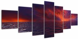 Mivali Tablou cu mare și păsări, din șapte bucăți 210x100 cm (V020351V210100)