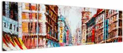 Mivali Tablou - Hong Kong, pictură în ulei, din trei bucăți 170x50 cm (V023099V17050)
