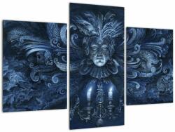 Mivali Tablou - Baroc întunecat, din trei bucăți 90x60 cm (V023277V90603PCS)