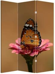 Mivali Paravan - Fluture pe floare, din 3 bucăți, 126x170 cm (P020268P135180)