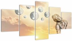 Mivali Tablou - Timp pentru meditații, din cinci bucăți 150x80 cm (V023026V150805PCS)