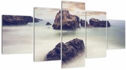 Mivali Tablou cu stânci în ceață, din cinci bucăți 150x80 cm (V020972V150805PCS)