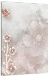 Mivali Tablou - Flori roz, dintr-o bucată 30x40 cm (V022455V3040)