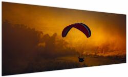 Mivali Tablou cu parașutistul în apus de soare, dintr-o bucată 250x125 cm (V020599V250125)