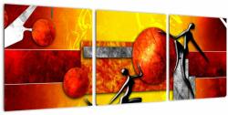 Mivali Tablou - Pictura omenirii, din trei bucăți 90x30 cm (V021983V9030)