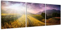 Mivali Tablou peisajului, din trei bucăți 120x40 cm (V022051V12040)