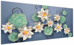 Mivali Tablu cu nufăr, dintr-o bucată 250x125 cm (V022129V250125)