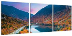 Mivali Tablou - White Mountain, New Hampshire, USA, din trei bucăți 90x30 cm (V022929V9030)