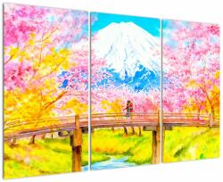 Mivali Tablou - Cuplu pictat, acuarelă, din trei bucăți 120x80 cm (V022973V120803PCS)