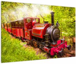 Mivali Tablou - Tren cu aburi, dintr-o bucată 90x60 cm (V023340V9060)