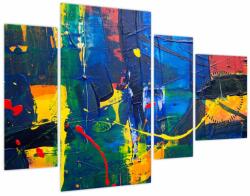 Mivali Tablou - Abstract (cu ceas), din patru bucăți 110x75 cm cu ceas (V022580V11075C)