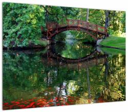 Mivali Tablou pe sticlă cu râu, dintr-o bucată 70x50 cm pe sticlă (V020449V7050GD)