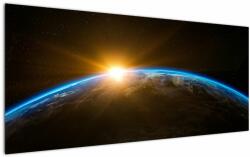 Mivali Tablou - Planeta Pământ și univers, dintr-o bucată 120x50 cm (V022728V12050)