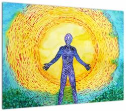 Mivali Tablou pe sticlă - Puterea spiritului, dintr-o bucată 70x50 cm pe sticlă (V023133V7050GD)