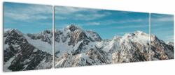 Mivali Tablou cu vârfuri înzăpeziți, Fiordland, din trei bucăți 170x50 cm (V021537V17050)