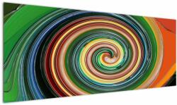 Mivali Tablou abstract - spirala colorata, dintr-o bucată 145x58 cm (V020266V14558)
