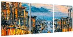 Mivali Tablou - Telecabină, San Francisco, din trei bucăți 90x30 cm (V022949V9030)
