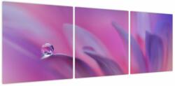 Mivali Tablou - Picătură pe floare, din trei bucăți 120x40 cm (V024022V12040)