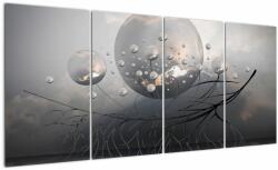 Mivali Tabloul bilelor abstracte, din patru bucăți 160x80 cm (V020106V16080)