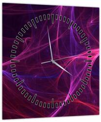 Mivali Tabloul abstract cu linii curbe (cu ceas), dintr-o bucată 30x30 cm cu ceas (V020138V3030C)
