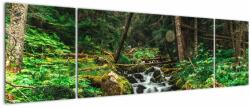 Mivali Tablou cu pârău în pădure, din trei bucăți 170x50 cm (V021218V17050)