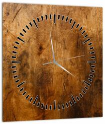 Mivali Tablou - Lemn în detaliu (cu ceas), dintr-o bucată 30x30 cm cu ceas (V023094V3030C)