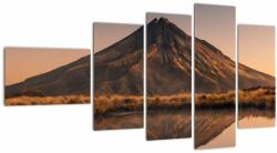 Mivali Tablou oglindirea muntelui Taranaki, Noua Zeelanda, din cinci bucăți 110x60 cm (V021545V11060)