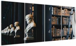 Mivali Tablou - La bibliotecă, din patru bucăți 160x80 cm (V021655V16080)